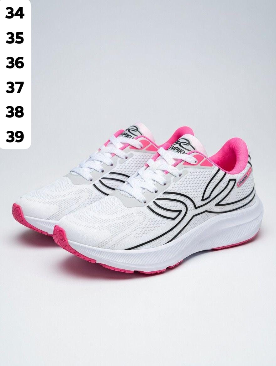 Speed Branco Pink na cor Branco e Pink